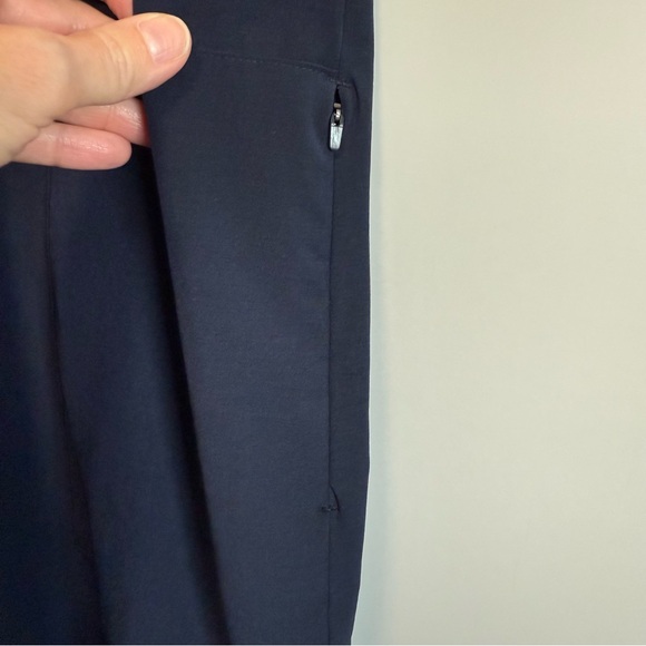 FAHERTY All Day Sleeveless V-Neck Mini Dress Navy Blue Small - Picture 7 of 8